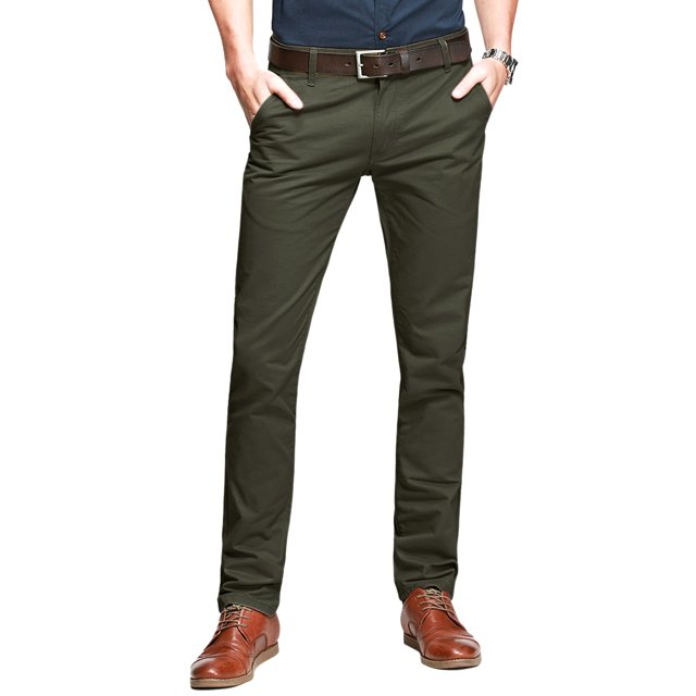Matchstick Pantalon Décontracté Confortable à Taille Élastique pour Homme