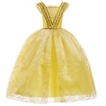 thumbnail image 1 of Robe Princess Belle Robe Bouffante à Étages Fête de Noël Déguisement Fantaisie pour Petite Fille, 1 of 6