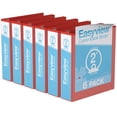thumbnail image 1 of Davis Group, Easyview Premium, Round Ring, Customizable, View Binder, 6 Pack, 2", 1 of 3