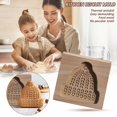 thumbnail image 2 of Rinsvye Diy Baking Moulds Wooden Sugar Shapes Cookie Moulds Embossing Rising Crust Craft Decorative Baking Tools Pancake Shape for Christmas Thanksgiving Christmas Sugar Cookie Set Kitchen, 2 of 5