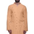 thumbnail image 3 of Atasi Kurta à Manches Longues Style Angrakha en Satin de Coton pour Hommes, Kurta Uni de Designer, 3 of 5