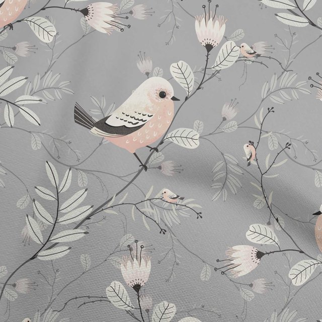 oneOone Polyester Spandex Gray Fabric Rooster Cock Sewing Craft Projects Fabric Prints By Yard 56 Inch Wide