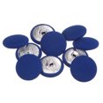thumbnail image 1 of Unique Bargains 10pcs 36L Fabric Cloth Covered Button 23mm Round Metal Shank Sewing Buttons for Suits Dress Blouses, Deep Blue, 1 of 5