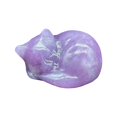 thumbnail image 1 of Natural Quartz Crystal Sleeping Cat Decoration Crystal Cat Sleeping Statue 2 Inch Opal Cat Crystal Statue Statue For Home Meditation, 1 of 9