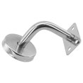 thumbnail image 4 of LEFU pour Support de Main Courante en Acier Inoxydable, Montage Mural, Support de Rampe, Balustrade, Baguette à Mousqueton, Robuste, Quincaillerie pour Escalier et Rambarde, Amélioration de la Maison 60 mm x 60 mm Argent, 4 of 10