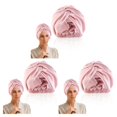 thumbnail image 4 of maskred Ample Space Satin Bonnet Comfortable And Exquisite Craft For Hair Care Large Pink 3Set, 4 of 6