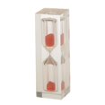 thumbnail image 4 of jifeng Acrylic Clear 3 Minute Hourglass Hourglass Kitchen Hourglass Timer Gift Colorful Red, 4 of 7