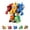A, variant on Cat Toys Clearance，Push Pull Baby Toys，Dinosaur Assembly and Deformation Five In One Children's Fire Engineering Vehicle Excavator Bulldozer Boy's Puzzle Toy