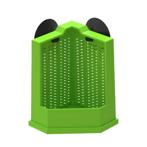 TIELUTT Bearded Feeder Corner Reptile Feeder Wall Mounted Terrarium Feeder with Suction Silicone Dog Bowl Mat Large Dog Food Bowls Elevated Large Cat Slow Feeder Dog Food Maze Bowl Large Slow Eating C