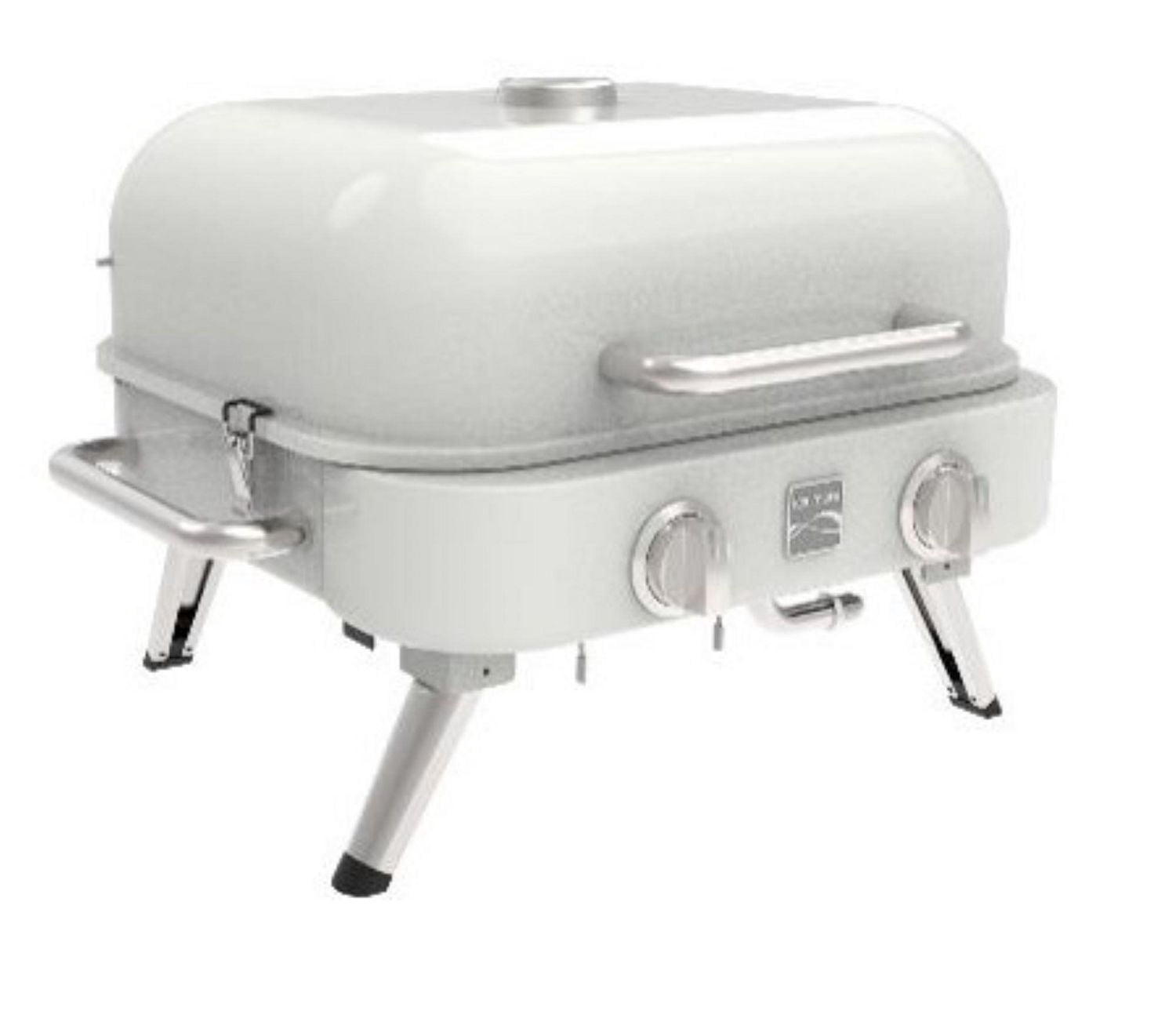 Kenmore - 2 Burner Retro Tabletop Gas Grill - Pearl