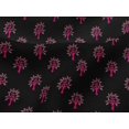 thumbnail image 4 of oneOone Viscose Jersey Fabric Floral & Flying Swan Block Print Sewing Fabric BTY 60 Inch Wide, 4 of 5