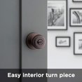thumbnail image 3 of Kwikset Bouton d'Entrée Juno avec SmartKey en Bronze Vénitien - 97402-737, 3 of 6
