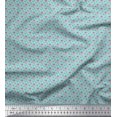 thumbnail image 1 of Soimoi Rayon Fabric Dot,Leaves & Rose Small Print Sewing Fabric Yard 56 Inch Wide, 1 of 3