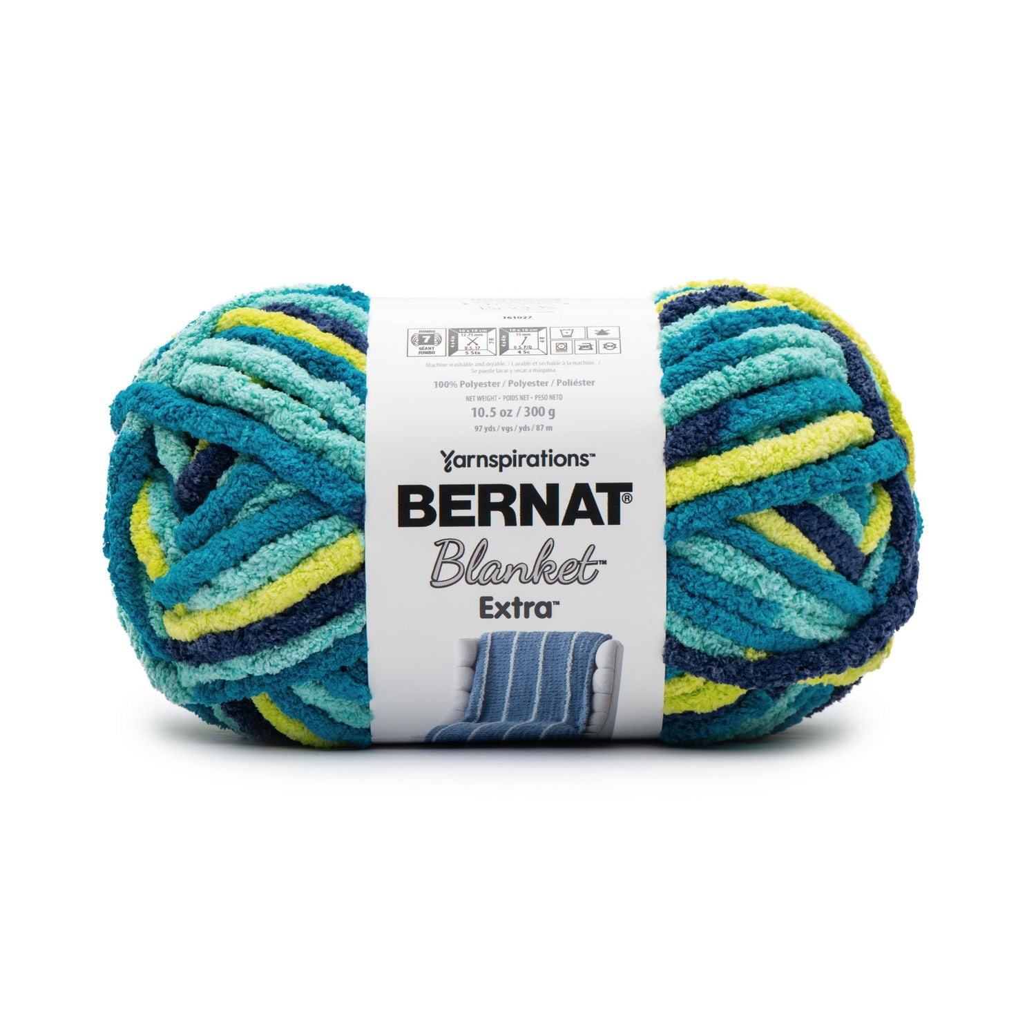 Bernat® Fil Couverture Extra™, Polyester #7 Jumbo, 10,5oz/300g, 97 Yards