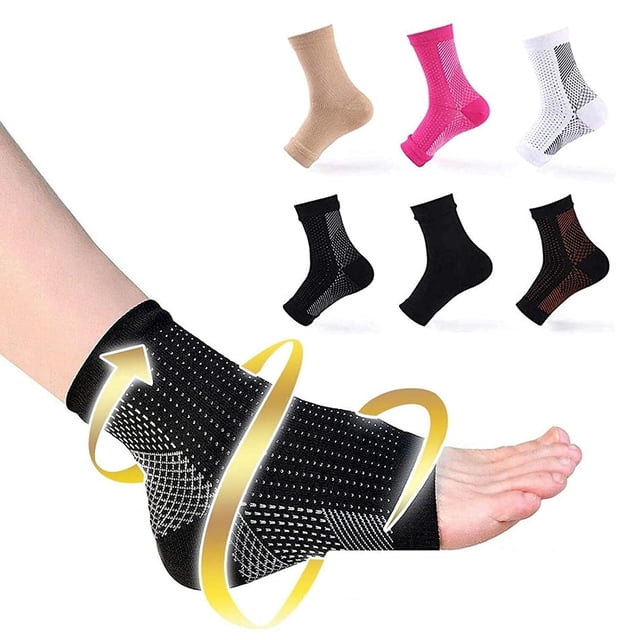 6 Pairs Dr Sock Soothers Socks Anti Fatigue Compression Foot Sleeve Support Brace Sock For