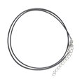 thumbnail image 3 of serony Collier Ras-du-Cou Corde Polyester Bracelet Perlage Cordon Bricolage Pendentif Rallonge Chaîne Accessoires de Bijoux Noir, 3 of 9