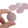 thumbnail image 4 of Unique Bargains 20pcs 48L Fabric Cloth Covered Button 30mm Round Metal Shank Sewing Buttons for Suits Dress Blouses, Pink, 4 of 5