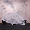 thumbnail image 1 of LPSSTORE Lace Fan Hand Party Style Held Flower Wedding Chinese Dance Silk Folding Fans, 1 of 1
