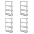 thumbnail image 1 of Gracious Living Knect-A-Shelf 4 Tier Light Duty Storage System (4 Pack), 1 of 12