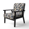 thumbnail image 3 of Designart « Charmant à Paillettes en Gris et Or » Fauteuil d'Appoint Rembourré Or Glam - Fauteuil Charmant pour Salon, 3 of 7
