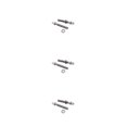 thumbnail image 2 of Transemion 2 Pieces Drum Set Screws Professional Frame Components Drums Mounting Screw As shown 50mm 3Set, 2 of 6