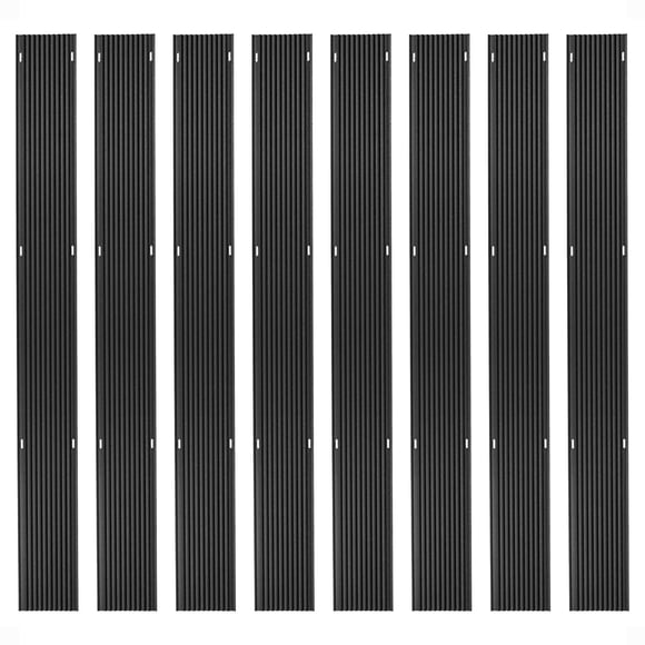 Black Ice 8-Pack 5-Foot Snowmobile Ski Loading Guides, HDPE Trailer and Truck Bed Glides