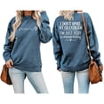 thumbnail image 2 of Huaizzzy Chandail de Mode d'Hiver pour Femmes, Imprimé Festif de Noël, Haut à Col Rond, Chandails et Robes Ajustés pour Femmes avec Cardigan Assorti, Hauts Décontractés et Chauds pour Femmes, Chandail pour Femmes, Chandail à Capuchon à Rayures Colorées pour Femmes, 2 of 4