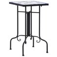 thumbnail image 1 of vidaXL Table d'Appoint Mosaïque Céramique Bleue et Blanche, 1 of 5