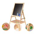 thumbnail image 3 of Abbracc Double Sided Drawing Easel Double Side Chalkboard Standing for Activities indoor, 3 of 9