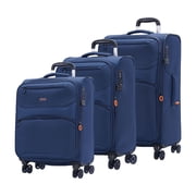 JUMP (Moorea) 3-Piece Luggage Set French Masterpiece Collection Ultra-Light, Expandable with TSA Lock