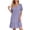 Purple, variant on Spring Sale 2024!Hontri Womens Dresses Summer Dress Women's Linen Dresses Casual T Shirt Dress Short Sleeve V Neck Midi Dress A Line Red,Xl