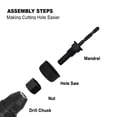 thumbnail image 3 of WorkPro Hole Saw Set  - 5 Piece, 3 of 6