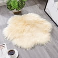 thumbnail image 1 of EGNMCR Outdoor Rug Bathroom Rugs Rugs for Living Room Wool Imitation Sheepskin Rugs Faux Non Slip Bedroom Carpet Mats Shaggy Slip, 1 of 2