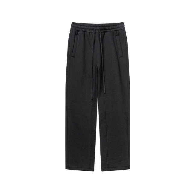 RKSTN Mens Pants Solid Color Casual Straight Leg Pants Full Length Pants Soft Comfortable Workout Pants