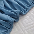 thumbnail image 3 of Dvruxg Waterproof Mattress Protector 35.4"×78.7" – Thickened Bed Sheet for Winter & Fall – Soft, Breathable, Machine Washable(Blue), 3 of 5