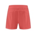 thumbnail image 3 of Mens Shorts Mens Casual Solid Color Casual Drawstring Pockets Elastic Sports Shorts, 3 of 4