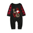 thumbnail image 2 of Pyjama de Noël Bébé de Noël à Rayures Imprimées Combinaison à Manches Longues Vêtements de Famille Pyjama Pyjama Fillette en Liquidation, 2 of 4