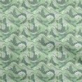 thumbnail image 1 of oneOone Rayon Green Fabric Asian Japanese Wave Craft Projects Decor Fabric Printed By The Yard 56 Inch Wide, 1 of 4