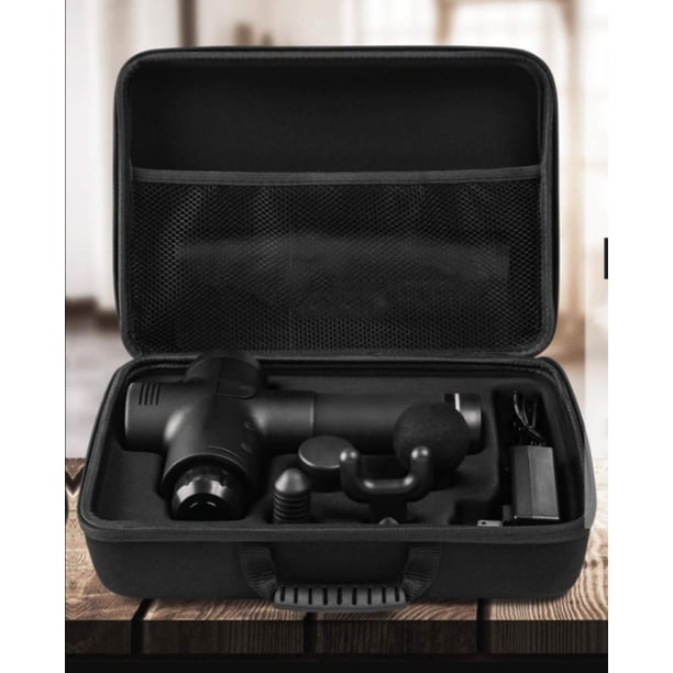 EZ-X Premium Percussion Massage Gun with 30 speed levels and 6