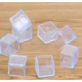 thumbnail image 2 of 4pcs/set Table Foot Cap Rubber Chair Leg Protector Square Furniture Floor Foot Pad, 2 of 10