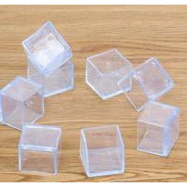 4pcs/set Table Foot Cap Rubber Chair Leg Protector Square Furniture Floor Foot Pad