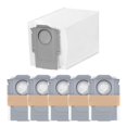 thumbnail image 1 of roborock 6 Packs Disposable Dust Bags for Qrevo S Pro, Qrevo S5V, QV 35A QRevo series, S8 Max(V) Ultra, QrevoMaxV, QrevoPro, Qrevo Curv, Qrevo Curv S5X, Qrevo Edge, Saros, 1 of 7