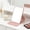 C, variant on Qiopertar Foldable Hand Mirror with Vintage Frame, Large Portable Folding Cosmetic Mirror for Makeup, Compact Leather Cover Vanity Mirror for Travel Grooming