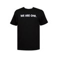thumbnail image 1 of T-Shirt à Manches Courtes Noir pour Hommes We Are One, m, 1 of 1