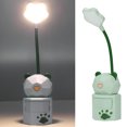 thumbnail image 4 of Lampe de Lecture, Lampe de Bureau 360 ° Réglable Protection des Yeux Polyvalent LED Cartoon pour Chambre d'Étude Jaune, Violet, Vert, 4 of 8