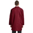 thumbnail image 2 of TOPTIE Unisex Scrubs Lab Coat Professional Doctor Uniform Workwear Long Sleeve Shop Coat-Burgundy-XL, 2 of 5