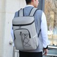 thumbnail image 4 of Insulated Cooler Backpack Comfortable Soft Cooler Bag Lightweight Camping Backpack, 4 of 5