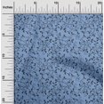 thumbnail image 2 of oneOone Polyester Spandex Medium Blue Fabric Asian Floral Block Sewing Craft Projects Fabric Prints By Yard 56 Inch Wide, 2 of 4
