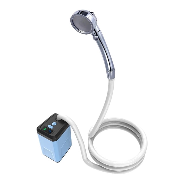 Outdoor Electric Shower Pump Portable Camping Shower Rechargeable Battery Powered Shower Waterproof