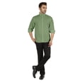 thumbnail image 2 of Bestman Formal Front Button Placket Solid Shirts For Mens Long Sleeve Regular Fit Shirt, 2 of 7